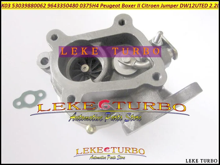 K03 53039880062 53039700062 9643350480 0375H3 0375H4 Turbo Turbocharger For Peugeot Commercial Boxer II For Citroen Jumper 01-10 DW12UTED 2.2L (2)