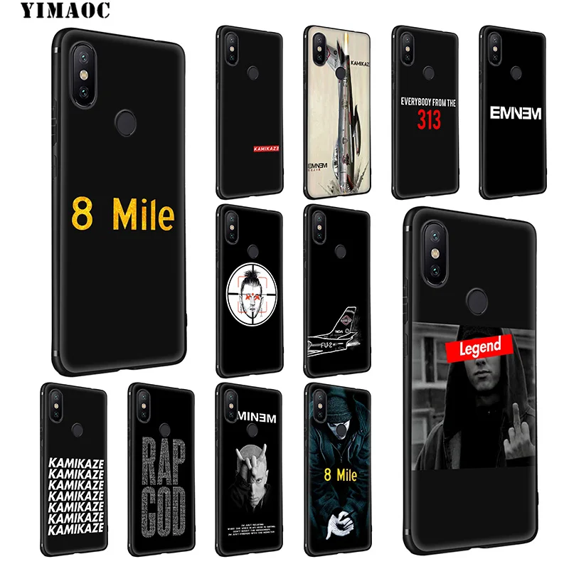 YIMAOC Eminem Rap God Soft Silicone Case for Xiaomi Redmi 7A Note 7 6 6A 5 4 4X 4A 5A S2 Plus K20 Pro Lite |
