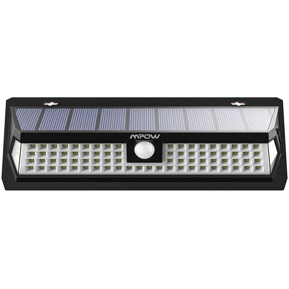 Mpow CD124 80 светодиодный светильник на солнечных батареях 120 градусов угол чувствительности открытый светильник 3 регулируемый светильник ing Time для сада подъездной дорожки двора гаража