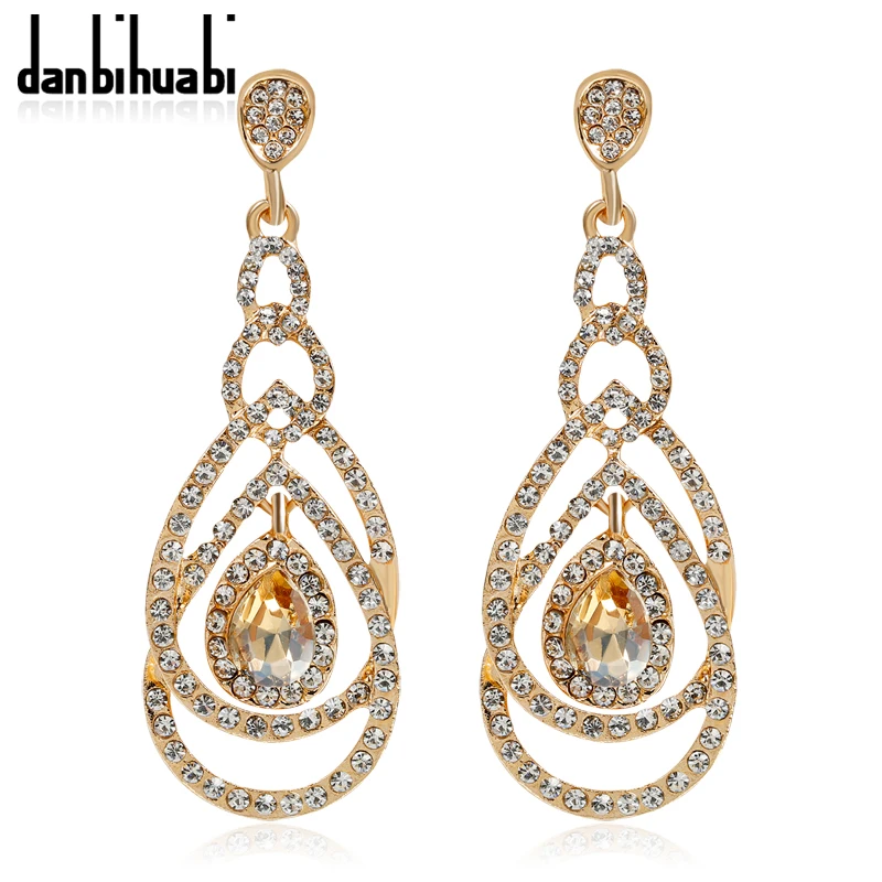 

Fashion Indian Jewelry Vintage Antique Earrings Female Bridal Wedding Big Drop Earrings For Women Christmas Gift