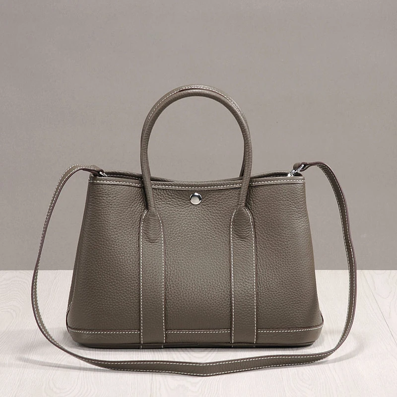 

Cow Leather Women's Totes Fashion Large Capacity Handbag Soft Luxury Handbags Genuine Leather Women Bags Designer Crossbody Bag