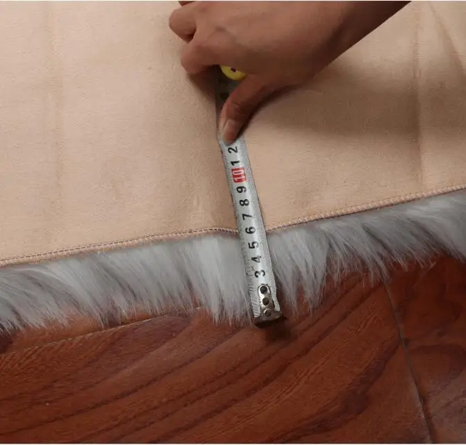 White Faux Decorative Rug Fur Blanket