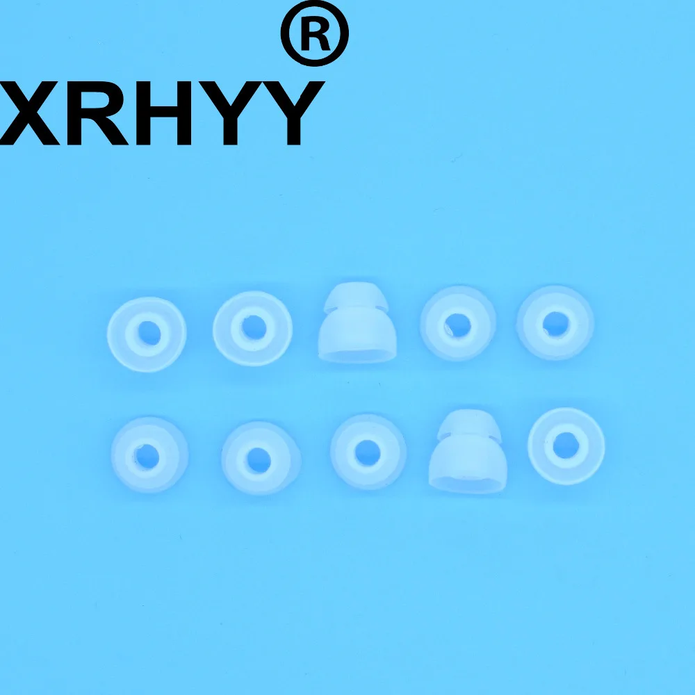

XRHYY 10Pcs Double Flange Eargels Ear tips for Skullcandy Razer Powerbeats 3 Earphones Headsets Replacement Eartips Earbuds