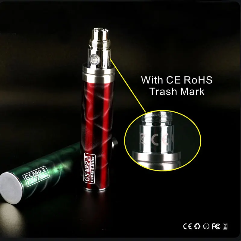 GreenSound GS Ego II 2200mAh 3D Battery E cigarette vape fit M14 Ce4 clearomizer ce5 atomizer ego 510 thread ego battery