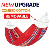 Высококачественный гамак 200x100 см одиночный со съемной палкой садовый качели спальная кровать Открытый Кемпинг подвесной стул
