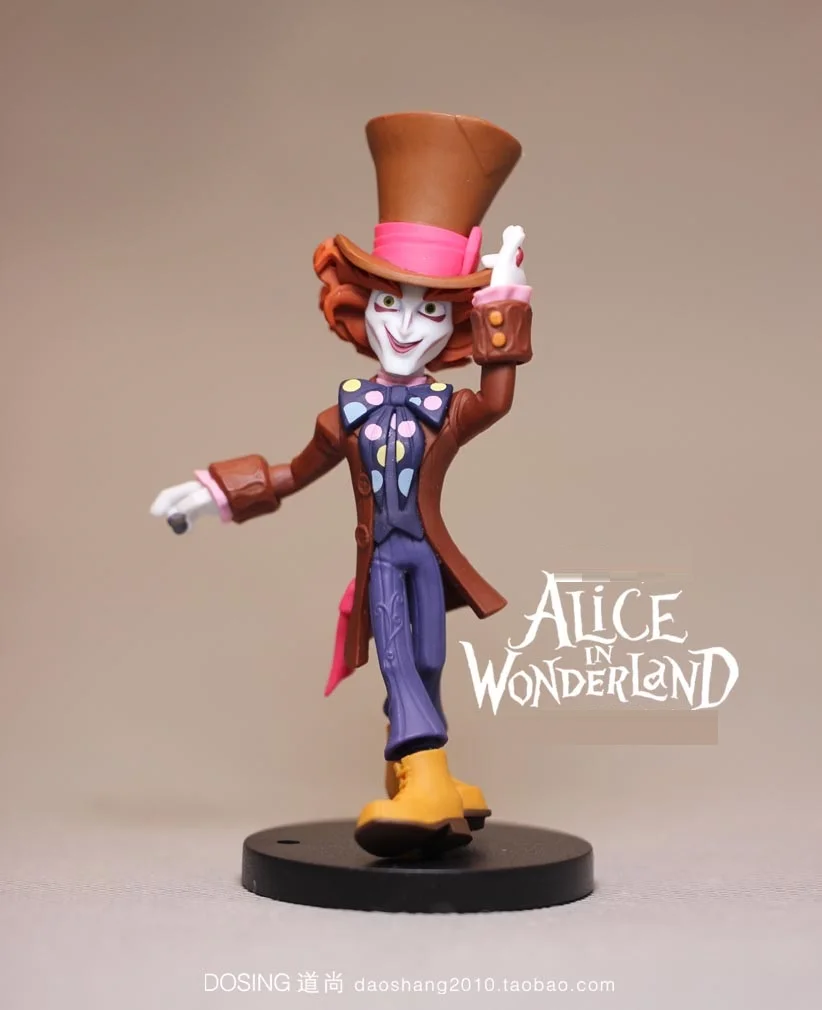 

Alice in Wonderland Mad Hatter Figure Hot Movie Collectible Vinyl Figure Model Toy action figure model dolls