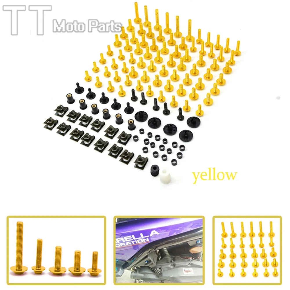 

Motorcy Accessorie CNC universal Fairing Bolt Screw Fastener For HONDA CBR400 CBR 400 RR NC29 1990 1991 1992 1993 1994