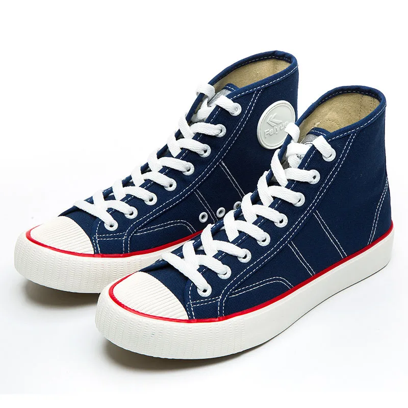 EU35-44 جديد فرنسا Feiyue عالية الكلاسيكية كلية عارضة اللياقة البدنية عاشق أحذية الطلاب الفتيات الشباب التزلج الأحذية