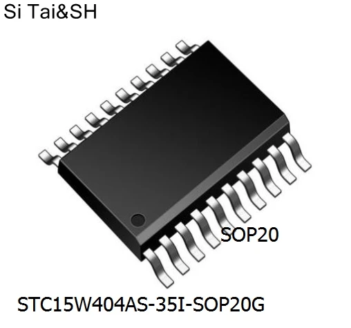 Free shipping 5pcs/lot C microcontroller STC15W404AS 35I SOP20G ...