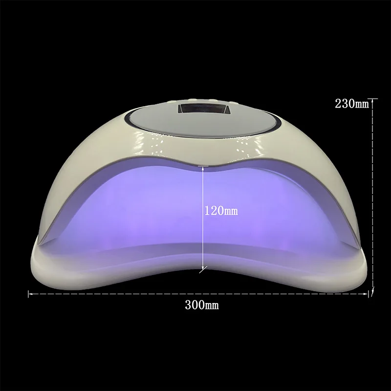  72W Highest Power Nail Lamp Double Light Source Largest Space LED/UV Nail Dryer Light Gel Polish Cu - 32863484106