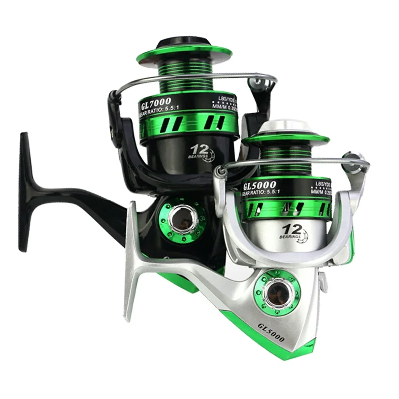New Fishing coil Wooden handshake 12+ 1BB Spinning Fishing Reel Professional Metal Left/Right Hand Fishing Reel Wheels 2019