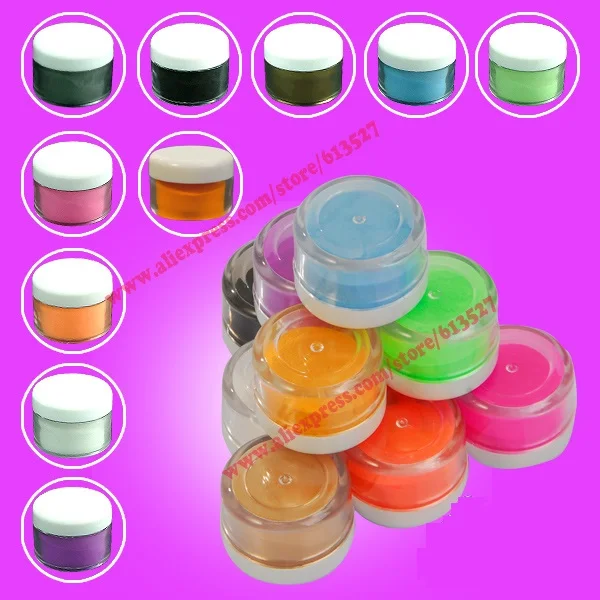 

High quality 10 Color Nail art ACRYLIC POWDER Free Shipping