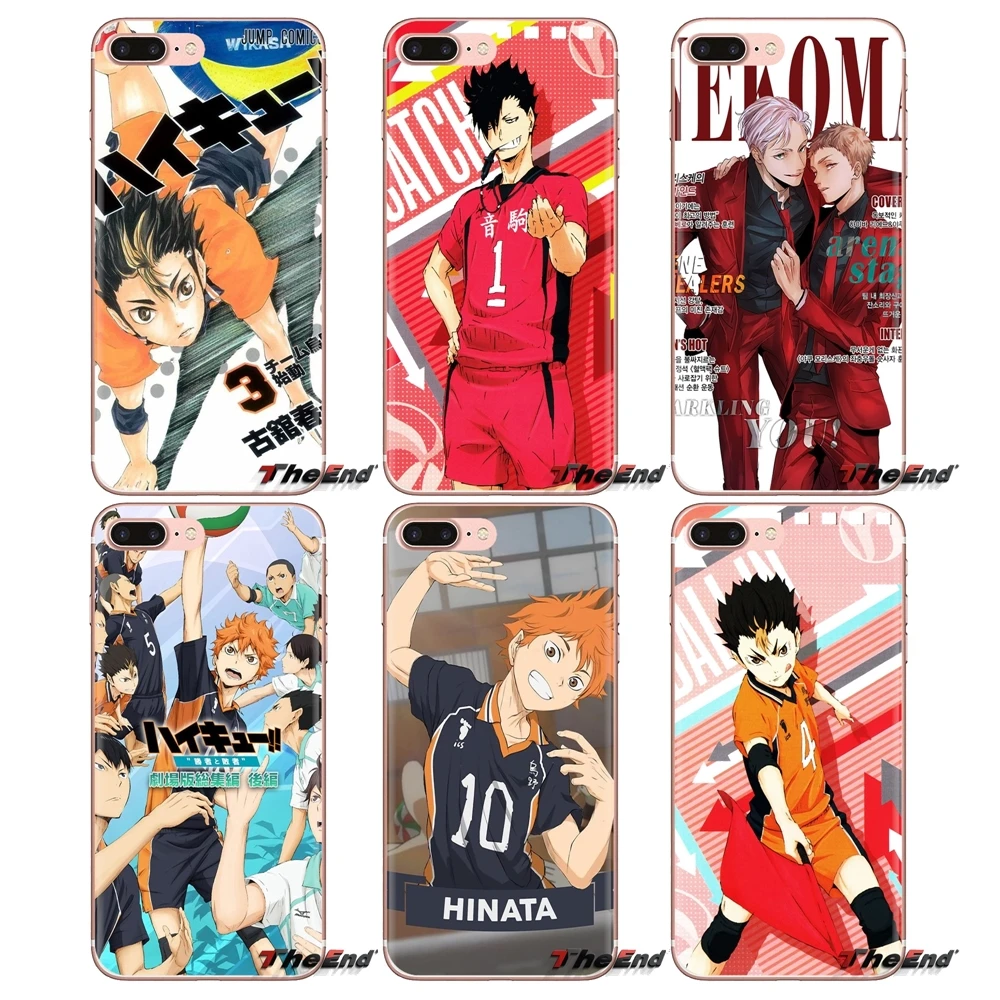 Прозрачный мягкий чехол для Samsung Galaxy S3 S4 S5 Mini S6 S7 Edge S8 S9 S10 Plus Note 3 4 5 8 9 Haikyuu! Второй