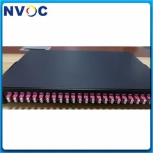 48 портов волоконная патч-панель SC FC LC Pigtail ODF 1U волоконно-оптическая распределительная рамка с мм OM4 LC волоконный адаптер