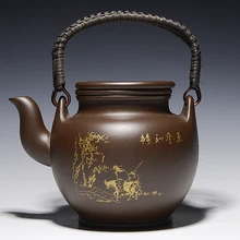 Исин Zisha чайник специальная цена большой емкости лайнер фильтр фиолетовая грязь народный чайник ручной работы