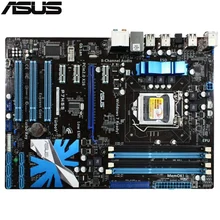 original Used motherboard ASUS P7H55 boards LGA 1156 DDR3 for i3 i5 i7 cpu 16GB USB2.0 H55 Desktop motherboard Free shipping