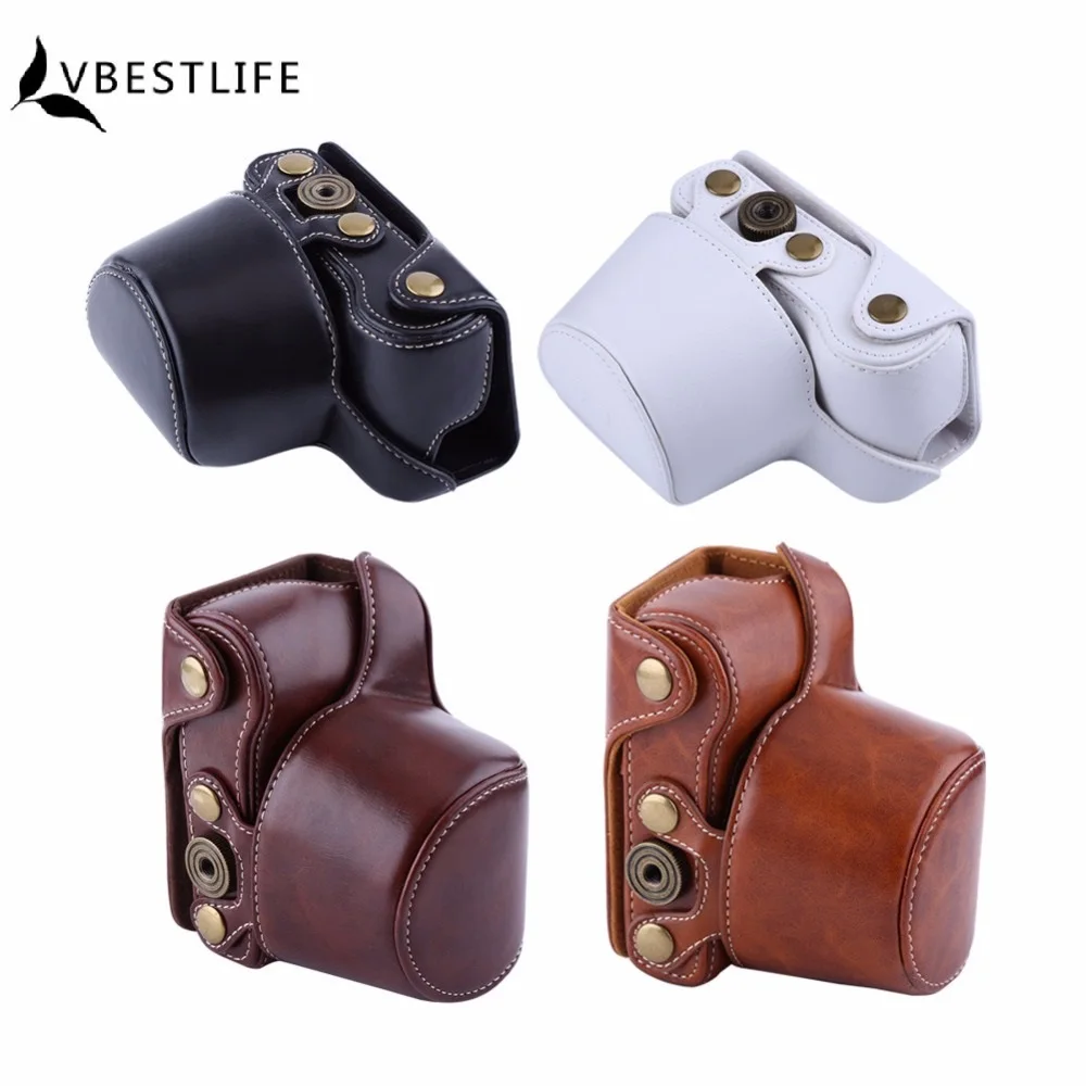 

PU Leather Camera Case Bag For Sony A5000/A5100/NEX3N And 16-50mm Camera Lens Case