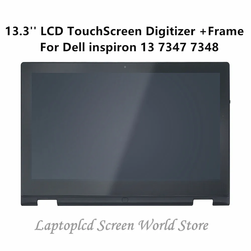 

FTDLCD 13.3'' LCD TouchScreen Digitizer Laptop Assembly+Frame LTN133HL03-201 For Dell inspiron 13 7000 7347 7348 1920x1080