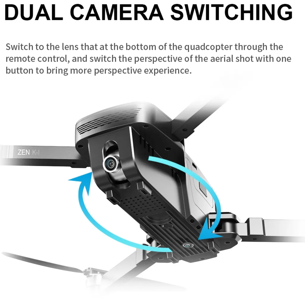 VISUO ZEN K1 gps 5G Wifi FPV 4K 720P двойная камера бесщеточная складная игрушка, Дрон на дистанционном управлении RTF# J