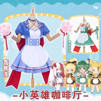 

[Per-sale] Anime Boku no Hero Academia Todoroki Shoto Cafe Maid Lolita Dress/Suit/Outfit Cosplay Costume Halloween Free Shipping