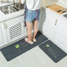 NOOLIM Infant Shining 2 шт. коврики анти-скольжение воды поглощение масла ковер длинная Кухня Дверь ванная комната спальня коврик