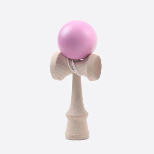 Luminous Pink Kendama 18 см полная трещина PU краска деревянный шар Kendama умелое жонглирование мяч игра игрушка Спорт на открытом воздухе - Цвет: Luminous Pink