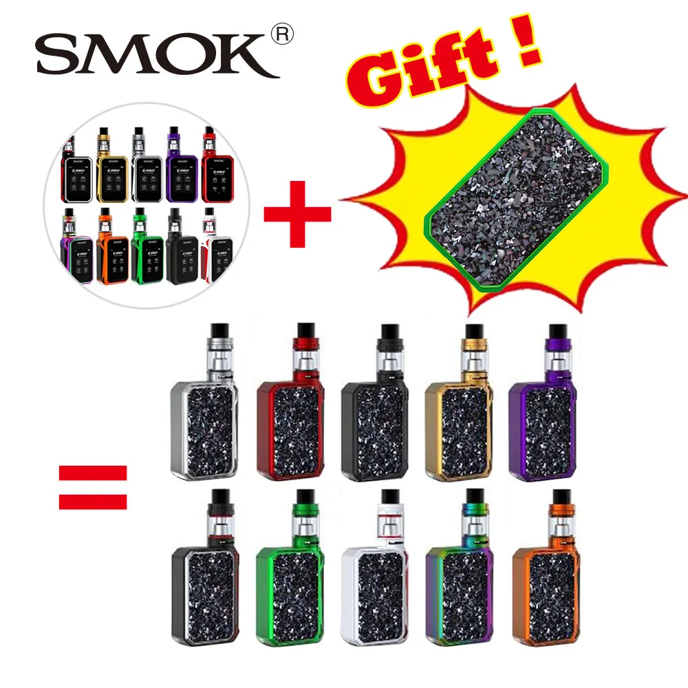 Original SMOK G-Priv Touch Screen 200W Kit with Gpriv Box Mod 220W & TFV8 Big Baby Tank 5ml Atomizer Vape Kit VS Smok Alien 220W limitless lmc 220w classic v2 mod