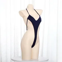 Бикини,, сексуальный, подвешиваемый, на шее, кружевной, y-образный, на завязках, открытая спина, милый, для девушек, для купания, женский, Цельный купальник, женский, монокини