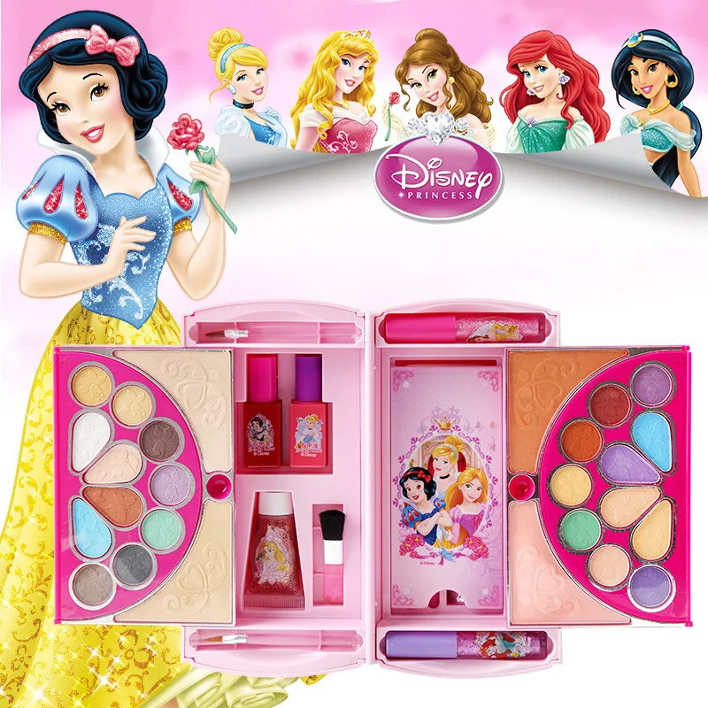 

Disney princess kids makeup toys Pandora illusion beauty handbag girl play house makeup play house toy Suit girl toys kids gift