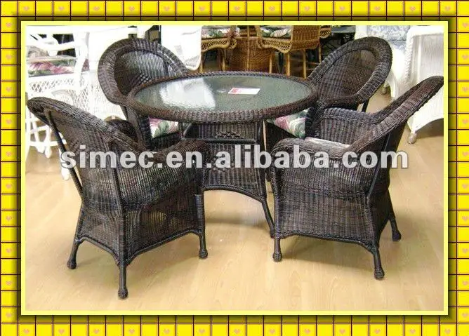 2013 factory sale low cost high quality outdoor wicker rattan dinner