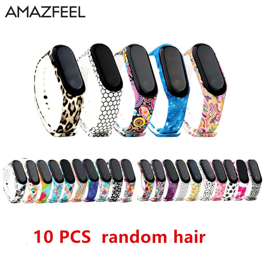10 PCS random Ship 15 цветов, ремешок для Xiaomi mi, 3 ремня, силиконовый браслет для mi band 3, умный Браслет для Xiao mi Band 3, аксессуары - Цвет: 10 PCS random Ship