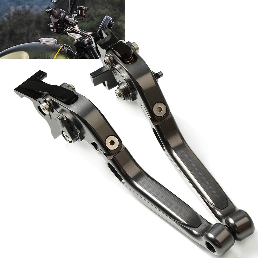 

Motorcycle Adjustable Extendable Levers handle folding handbrake Brake Clutch Levers For TRIUMRH SCAMBLER 1200 XC 2019 2020