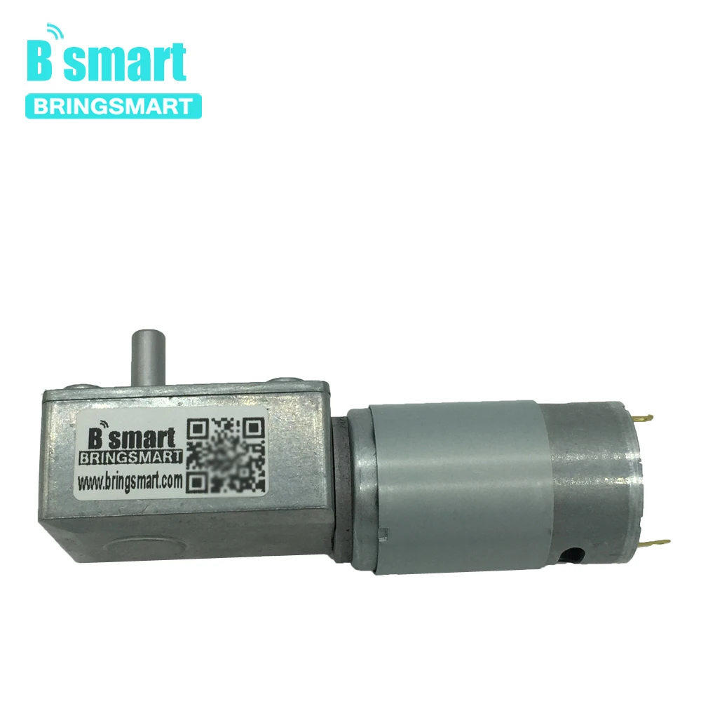 Bringsmart JGY-395 червячный мотор-редуктор постоянного тока 12 вольт MiniTurbine червячный редукторный двигатель мини редуктор коробка передач двигатель самоблокирующийся Gea