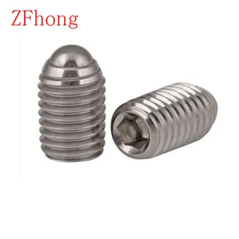 

20PCS M3 M4 M5 Hex Socket Spring Ball Plunger Set Screw length 6mm to 20mm