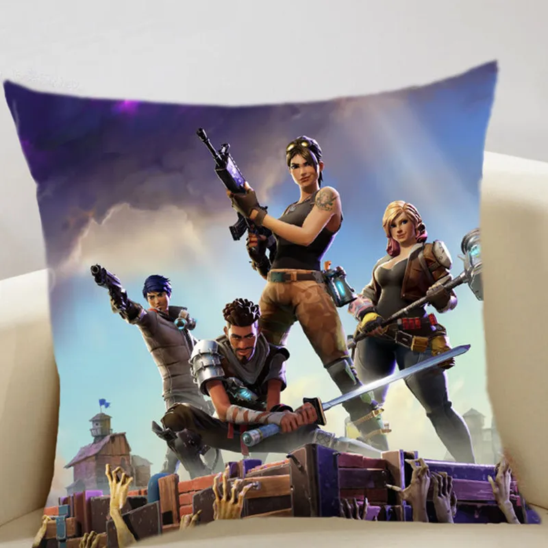 

Hot New Game Battle Royale High Quality Home 3D Printing 35*35 45*45 Square Pillow Back Pillow Soft Comfortable Unisex