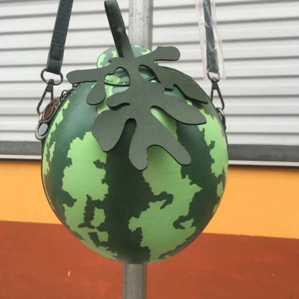 2019 أفضل بيع النساء رسول حقائب كتف البطيخ شكل بو الجلود البسيطة الفتيات Crossbody أكياس حقيبة يد Bolso Bandolera