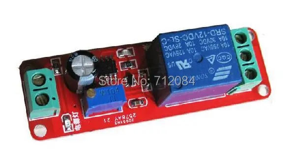 

12V Delay Timer Monostable Switch Conduction Relay Module