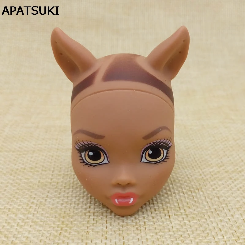 Doux bricolage 1/6 tête de poupée pour monstre haute poupée BJD poupée pratique démon monstre tête sans cheveux accessoires de poupée