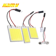 2x автомобиль C5W светодиодный COB лампы fstoon укрыты внутренной сводной чтение светильник T10 W5W Авто Чемодан багажник фонарь освещения номерного знака супер яркий Whit 12V