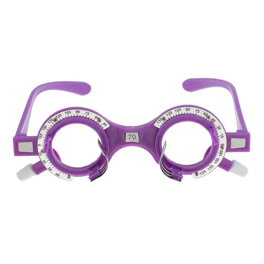 10 Pieces/box Plastic Colorful Optical Trial Lens Frame Optometry Equipment Eyes Optician