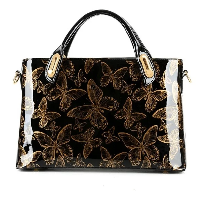 

Women Fashion Handbag Bright Leather Ladies Tote Bag Designer Bolsa Feminina Totes Bag
