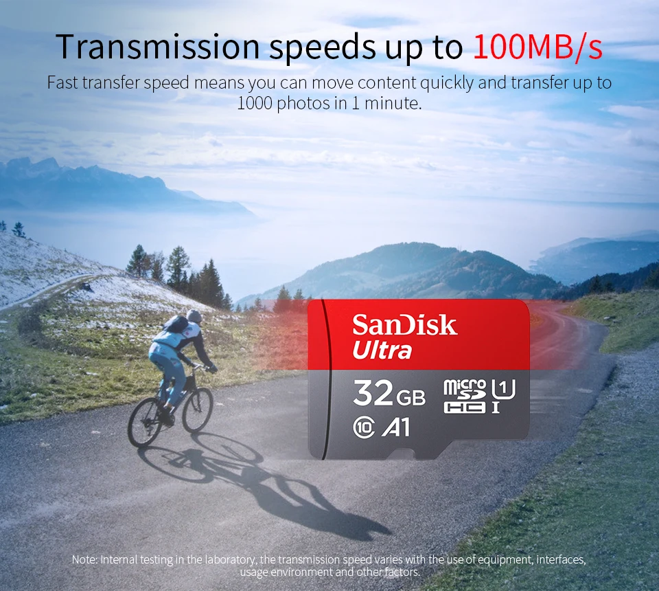 Карта памяти SanDisk 64 Гб microsd tf карты 32G 16G SDXC SDHC класс 10 Micro SD карта 128 ГБ Cartao De Memoia для телефона/планшета