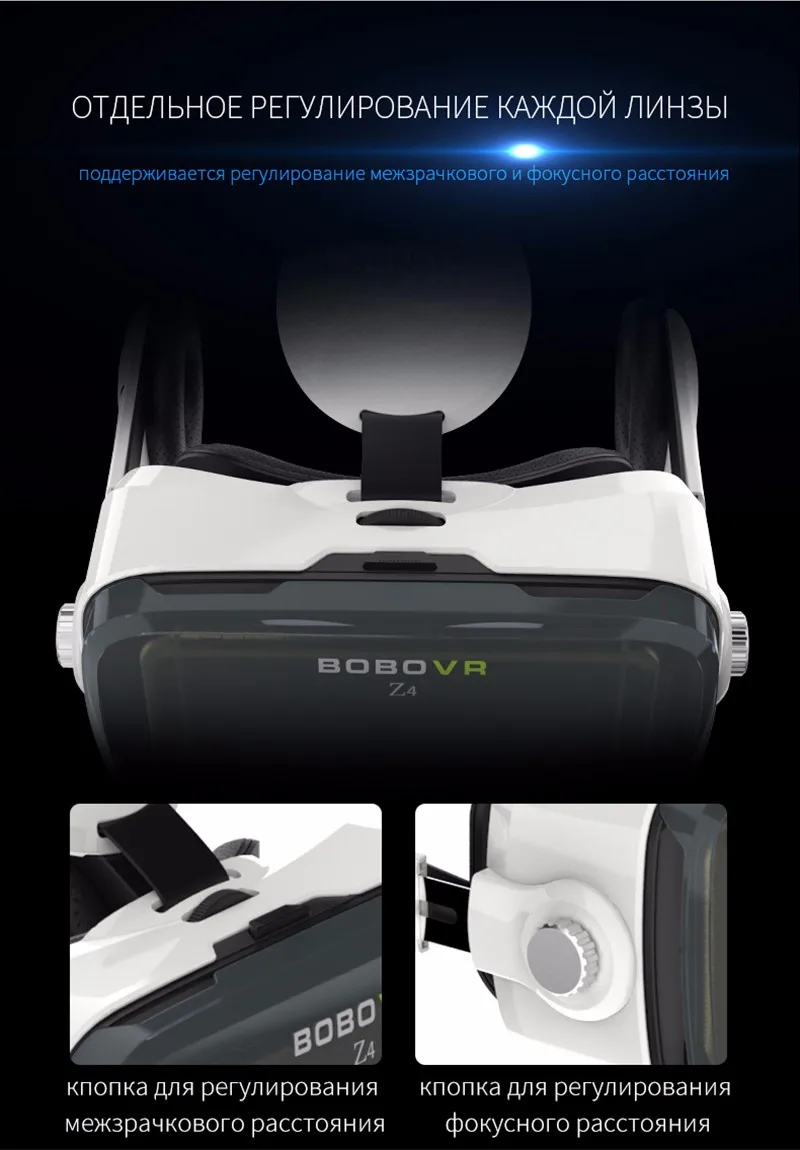 BOBOVR Z4 стерео 3D очки Google картонный шлем виртуальной реальности очки гарнитуры поле BOBO VR для 4-6 'телефон