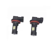 2 шт./лот H8 H11 СВЕТОДИОДНЫЕ Противотуманные фары лампы 1200LM 6000 K белый автомобиль лампа для дневных ходовых огней и светодиоды 12 V 21SMD