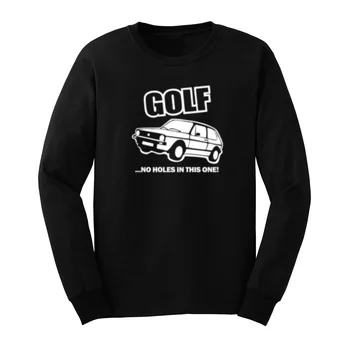 

Mens Golf...No Holes In This One! Long Sleeve T-Shirts Men Tee