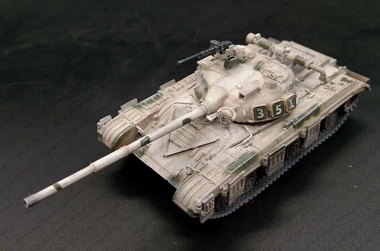 Россия T-64 мод зима камуфляж 1972 1/72 законченный основной боевой танк MBT Модель сбора