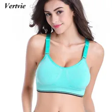 Vertvie спортивный бюстгальтер женский укороченный топ пэчворк пуш-ап Защитный Бюстгальтер Для Бега Йога тренажерный зал белье без косточек рубашки Топ