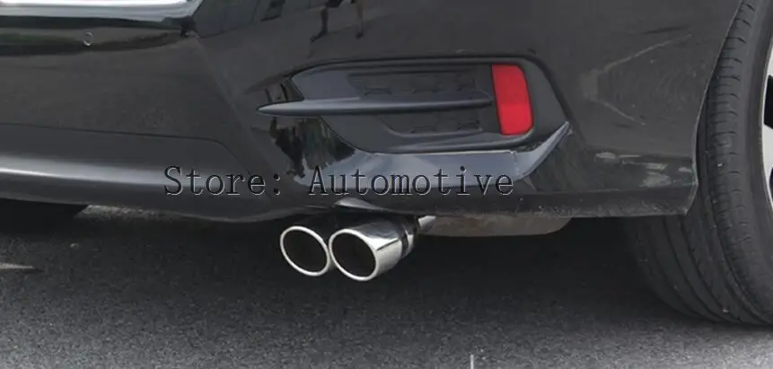 

2016 2017 New Rear Exhaust Muffler End Pipe For Honda Civic 10th Gen 4dr Sedan