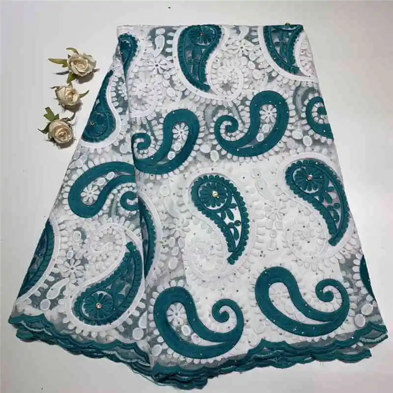 

French Net Lace Fabric 2019 Latest African Lace Fabric With Embroidery Mesh Tulle Lace Fabric High quality Nigerian Lace NX602z