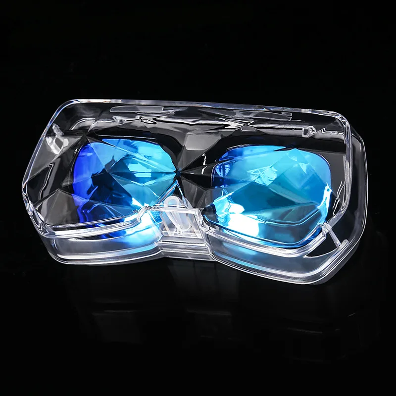 

High Quality Car Magnetic Sunglasses Glasses Case Transparent Spectacle Storage Protection Carry Box Fashion Eyewear Accessoires